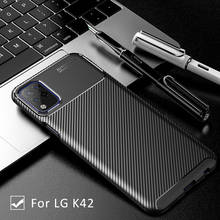 Capa para lg k42 bumper capa em silicone tpu macio capa de proteção em lg k42 k lg 42 k lg 42 k 6.6 2024 - compre barato