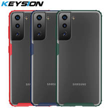 Keysion-capa fosca transparente para celulares samsung, para s21, ultra, s21 +, s20 fe, s10 plus, à prova de choque, galaxy note 20 ultra 2024 - compre barato