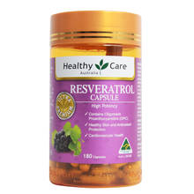 Australia Healthy Care Resveratrol 180Cap Potent Antioxidant Grape Seed OPC Support Women Skin Cardiovascular Health Anti-ageing 2024 - buy cheap