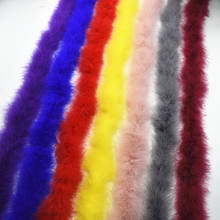 Fluffy Turkey Marabou Feather Boa Trim Soft Shawl Wedding Costume Decoration Scarf Feathers for Crafts Wedding Feathers Plumes 2024 - buy cheap