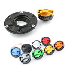 Tapa de tanque de combustible sin llave CNC, cubierta para Aprilia RSV1000 Mille 2001 - 2003/Shiver 750 todos los años/Tuono 1000 2003 - 2004 2024 - compra barato