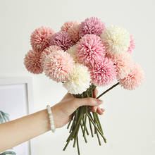 3PCS 29cm Artificial Dandelion Flower Silk Hydrangea Flowers For Home Party Decoration Fake Flower For Wedding Decoration 2024 - buy cheap