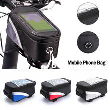 Bicycle Bag Bike Frame Bag Touchscreen Phone Case Cycling Bags  Bike Bicycle Top Tube Handlebar Bicycle Bag Outdoor Cycling Bag 2024 - buy cheap