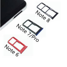 Держатель для SIM-карты Xiaomi Redmi NOTE 6, NOTE 7 PRO, NOTE 8, слот для Micro SD-карты 2024 - купить недорого