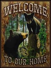 Wild Animals House Decoration Brown Bears Plaque Vintage Decor Metal Plate Plates Indoor Party Signs Decor for Kitchen Tin Sign 2024 - buy cheap