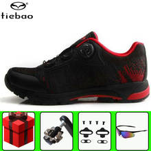 TIEBAO cycling shoes sapatilha ciclismo mtb leisure breathable spd pedals men  self-locking Athletic bicycle mountain bike shoes 2024 - compre barato