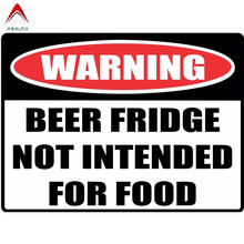 Aliauto Funny Warning Sign Beer Fridge Not Intended for Food Car Sticker Retro-reflective Decal Decoration Accessories,15cm*10cm 2024 - buy cheap