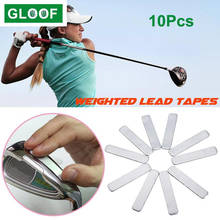 10Pcs/Set Golf Club Weighted Tape Add Swing Weight for Golf Clubs Tennis Racket Iron Putter 2024 - buy cheap