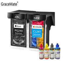 GraceMate PG240 CL241 чернильный картридж Замена для Canon PG240 CL241 для MX452 MX472 MX512 MX522 MG4220 MG4120 MG2120 принтер 2024 - купить недорого