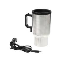 Taza de calefacción para coche de 12V, hervidor eléctrico de viaje de acero inoxidable, termo térmico aislado 2024 - compra barato