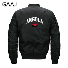 GAAJ Angola Flag Jackets Men Bomber Military Style Jacket O Neck Clothes Militar Waterproof Warm Windbreaker #44VIU 2024 - buy cheap