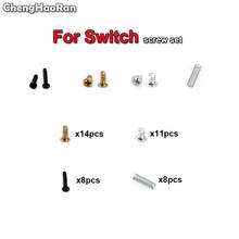 ChengHaoRan-Juego de tornillos Con resortes para Nintendo Switch, juego completo de reparación de reemplazo para mando de consola NS Joy Con 2024 - compra barato