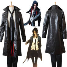 Fantasia de cosplay de katekyo hitman reborn, roupa masculina de capa preta, vestido de halloween para meninos 2024 - compre barato