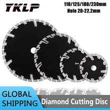 110mm-230mm Diamond Cutting Disc Segmented Grinder Blade for Cutting Porcelain Tile Granite Marble 2024 - buy cheap