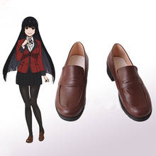 Botas para cosplay de kakegurui, sapatos e acessórios para fantasia de halloween da kakegurui compulsiva yumeko sabami saotome meari runa yomozuki 2024 - compre barato