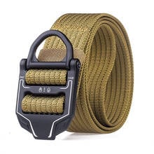 Army Fan Combat Training Tactical Belt Outdoor Climbing Sports Hunting Multi-function Accessory Nylon Canvas Wearproof Waistband 2024 - buy cheap