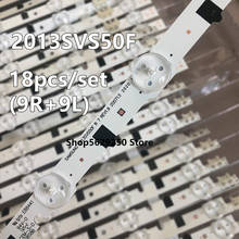 Tira de luces LED de retroiluminación, accesorio para televisor Samsung UN50F6400AF 2013SVS50F R 7 L 9 D2GE-500SCB-R3 D2GE-500SCA-R3 T500HVF02.4, 18 unidades, BN96-25310A 2024 - compra barato