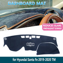 Alfombrilla protectora para salpicadero de coche, accesorios para Hyundai Santa Fe 2019, 2020 TM 2024 - compra barato