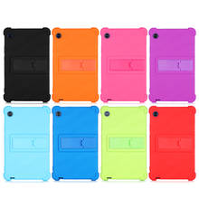 Capa protetora de silicone para tablet huawei, com 4 presentes, para mediapad c3 8.0 2020 2024 - compre barato