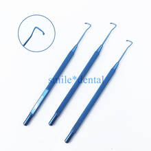 12 cm Muscle Hook ophthalmic eye instruments ophthalmic hook 8mm /10mm/12mm 2024 - buy cheap