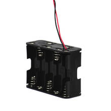 1Pcs Battery Holder 10 AA 2A Battery 15V Clip Holder Box Case Storage with Wire Leads Black In Stock 2024 - buy cheap