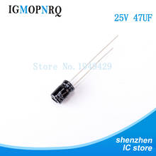 50PCS/LOT 47uF 25V Aluminum electrolytic capacitor 5*7 Electrolytic Capacitor 25v 47uf 2024 - buy cheap