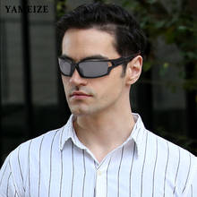 Yameize polarizado óculos de sol visão noturna óculos de condução ao ar livre proteção uv sunglasse quadrado à prova vento eyewear 2024 - compre barato