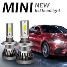 2019 New 2PCS H7 LED 12000LM/PAIR Mini Car Headlight Bulbs H1 LED H7 H8 H4 H11 Headlamps Kit 9005 HB3 9006 HB4 Auto LED Lamps 2024 - buy cheap