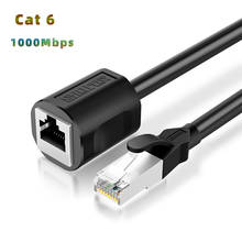 Cat6 Ethernet удлинитель RJ45 Cat 6 папа-мама Rj45 Ethernet Lan Сетевой кабель адаптер для ПК ноутбука 1 м 3 м 5 м 2024 - купить недорого