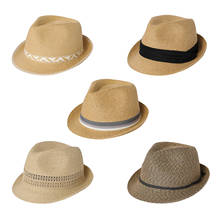 Comhats-sombrero de paja plegable para hombre y mujer, sombrero de paja plegable para playa, Panamá 2024 - compra barato