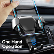 Suporte universal de carro para celulares, suporte de saída de ar para ford focus 2 3 hyundai solaris i35 i25 mazda 2 3 6 acessórios do carro CX-5 2024 - compre barato