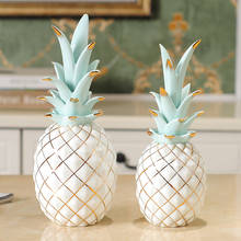 Creative Pineapple White Ceramic  Plant Fruit Bromel Miniature Figurines Crafts Garden Wedding Gifts Home Decoration Accessories 2024 - buy cheap