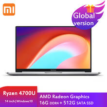 Xiaomi RedmiBook 14 II Laptop AMD Ryzen 4700U 16GB DDR4+512GB SSD 14'' FHD 100%sRGB Notebook Metal Body Computer with Windows 10 2024 - buy cheap