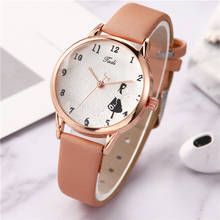 2020 Fashion Luxury Women's Analog Quartz Watch Ladies Leather Belt Wristwatch Watches for Women Stylish Dress Clock Reloj Mujer 2024 - buy cheap