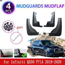 New 4PCS for Infiniti QX50 P71A 2018 2019 2020 Mudguards Mudflap Fender Mud Flaps Splash Front Rear Baffle Protect Accessories 2024 - buy cheap