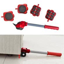 5Pcs Furniture Transport Roller Set Removal Lifting Moving Tool Heavy Object Mover Household Furniture Mobile Slides Trolley 2024 - buy cheap