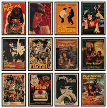 Pulp Fiction retro Poster Retro Kraft Paper For home decorHome Decor Painting Wall Sticker 42X30cm 2024 - buy cheap