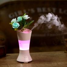 Home Office Car Flower Fairy Design Aroma Humidifier Air Freshener Diffuser Blue/Pink 2024 - buy cheap