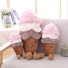 22-45CM Cute Cartoon Ice Cream Plush Toy,Novelty Ice Cream Stuffed Plush Pillow For Kids Children 2024 - buy cheap