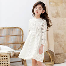 4 To 16 Years, Girls Lace Dress New Children Summer Dress Teen Clothes Kids Dresses for Girls with Cotton Lining Fashion,#6191 2024 - buy cheap