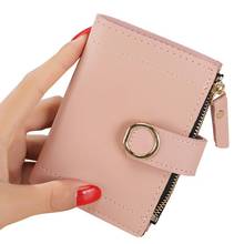 Women Wallets Girls Short Hasp Zipper Coin Purse Pocket Lady Purses Moneybags Clutch Wallet Cards ID Holder Billfold Burse Clips 2024 - buy cheap