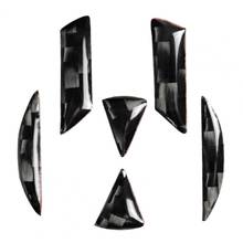 6Pcs/Set Universal Carbon Fiber Car Steering Wheel Trim Stickers for Volkswagen 2024 - buy cheap