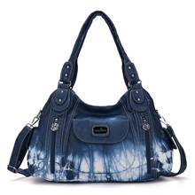 Angelkiss модная сумка-хобо из мягкой искусственной кожи большая сумка-портфель сумка на плечо сумка-тоут сумки для подгузников для женщин W812-2Z 2024 - купить недорого