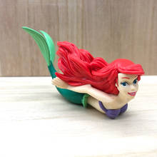 1PCS 12.5cm Genuine bulk Disney Little mermaid Mermaid Princess Ariel Doll DIY cake accessories 2024 - buy cheap