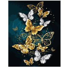 Diamond Embroidery painting puzzle 5d,Full,diamond painting christmas,square Rhinestone,Mosaic abstract butterfly pattern 2024 - buy cheap