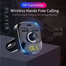 Bluetooth Wireless Car Mp3 Player Handsfree Car Kit FM Transmitter 3.1A USB 1.1 Inch Charger LCD Display Car FM Modulator 2024 - buy cheap