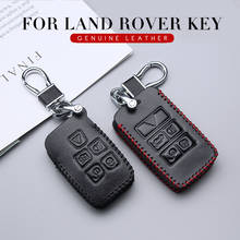 Leather Car Key Case Fob Cover For Land Rover Range Rover Sport Freelander 2 Defender Discovery 4 Evoque For Jaguar XF XJ XK Key 2024 - buy cheap