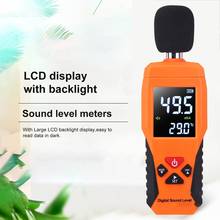 Digital Sound Level dB Meters 30dB~130dB Decibe Noise Logger Detector Diagnostic Tool Temperature Tester With Backlight 2024 - buy cheap