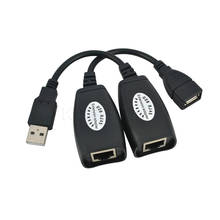 Cable de extensión de red Ethernet para PC, adaptador USB 2,0 a Cat6, Cat5, Cat5e, 6, Rj45, RJ45, 2 uds. 2024 - compra barato