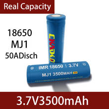 Литиевая аккумуляторная батарея CKADK MJ1, 100% оригинал, 3,7 в, 3500 мАч, 18650, для фонариков, аккумулятор MJ1, 3500 мАч 2024 - купить недорого